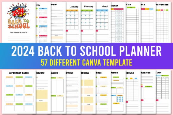 2024 Back to School Planner Canva