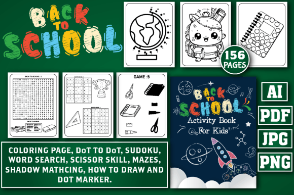 Back to School Activity Book for Kids -2