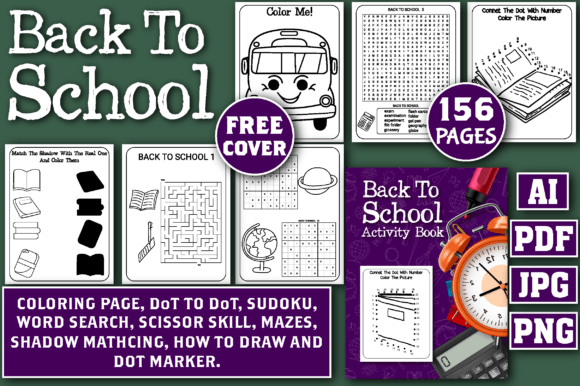 Back to School Activity Book for Kids -9