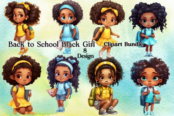 Back to School Black Girl: Empowering Representation Through Purpose-Built Digital Assets