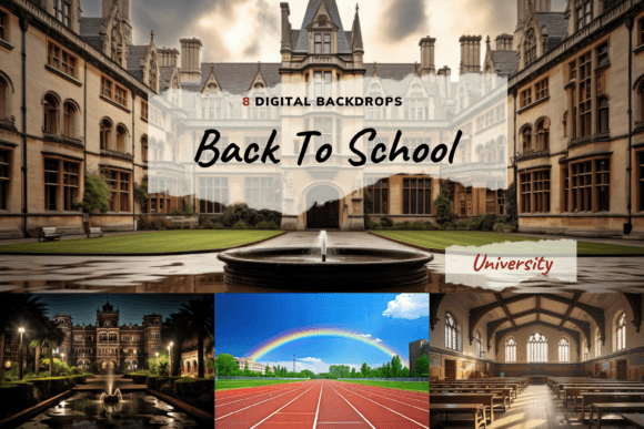 Back to School Digital Backdrops: Elevating Educational Portraiture Through Intentional Design
