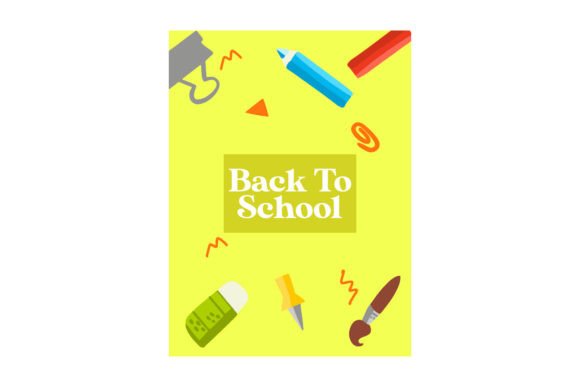 Back to School Green Books Cover Craft: A Practical Design Asset for Educators and Creators