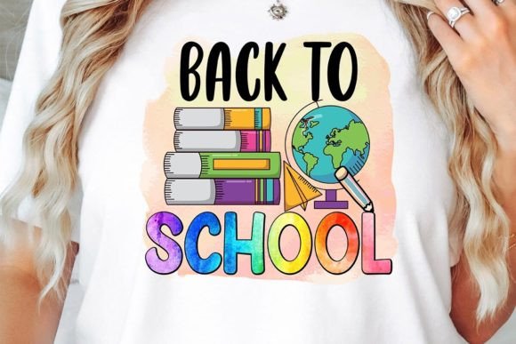 Back to School T-shirt PNG Design, Gl...