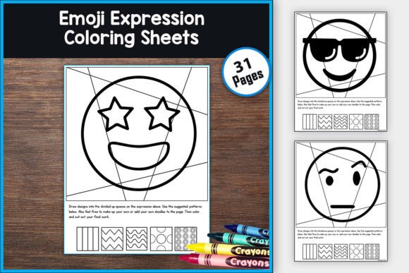 Emoji Coloring Pages Back to School Fun