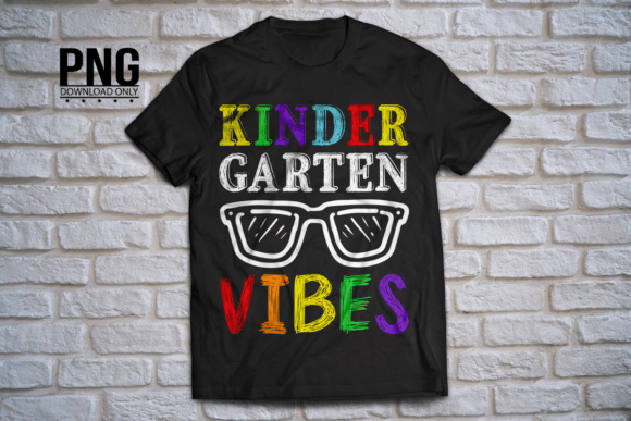 Kindergarten Vibes Back to School PNG: High-Quality, Versatile Designs for Educators and Crafters