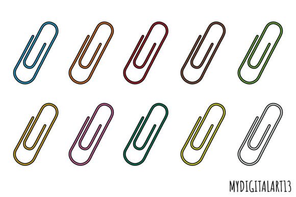 Paper Clips Clipart, Back to School: Strategic Design Assets for Purpose-Driven Creators