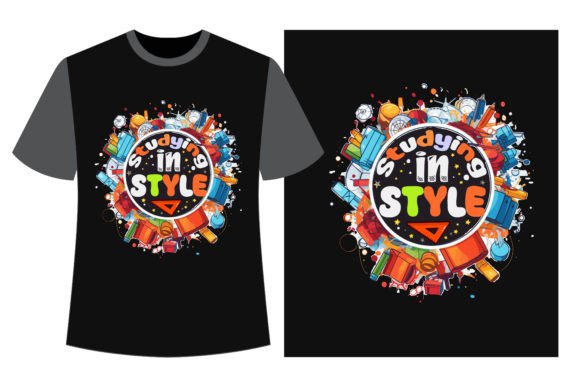 Studying in Style Back to School T-shirt