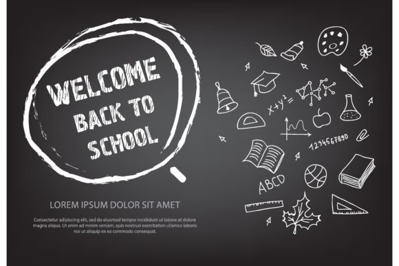 Welcome Back to School Lettering in Hand